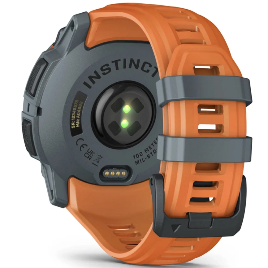 Смарт-часы Garmin Instinct 3 50mm Solar Twilight with Solstice Band (010-02935-01) фото 2