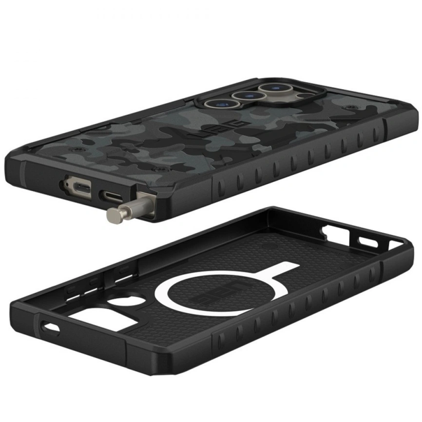 Чехол UAG Pathfinder Pro with MagSafe для Galaxy S24 Ultra Midnight Camo фото 3