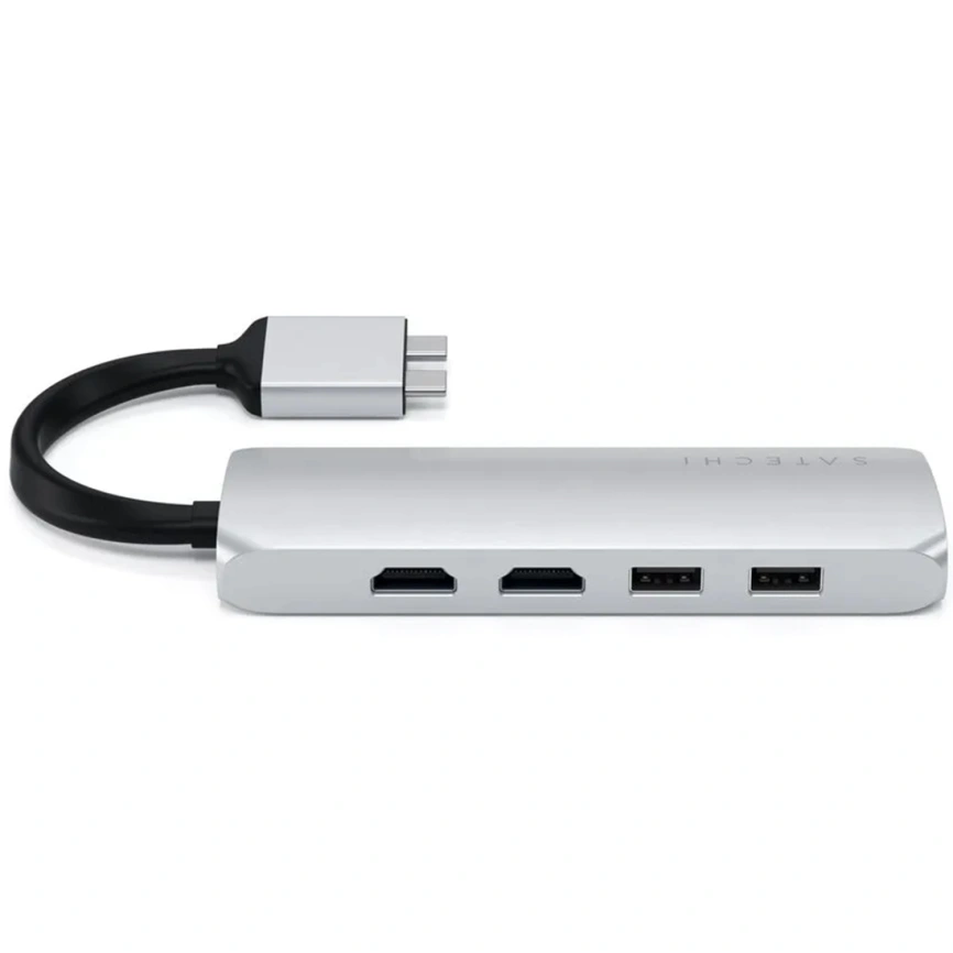 Хаб Satechi USB-C 8 в 1 (ST-TCDMMAS) Silver фото 4