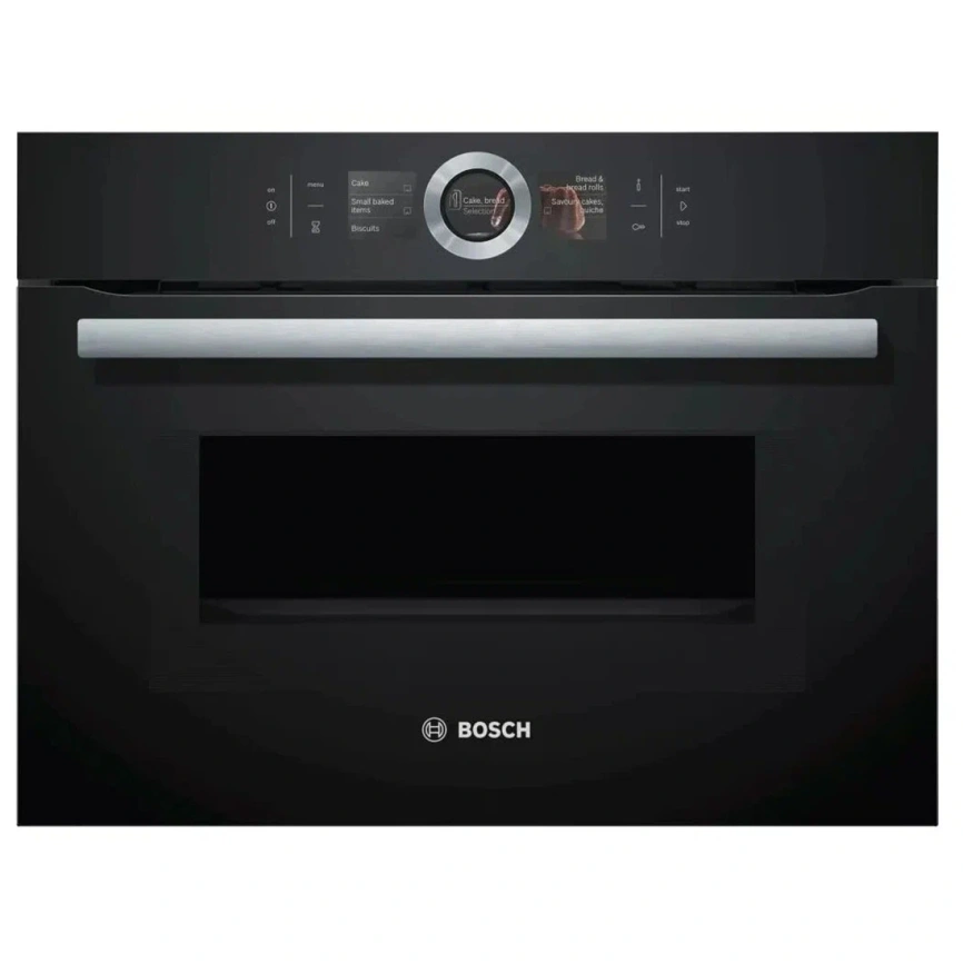 Электрический духовой шкаф Bosch Serie 8 CMG676BB1 Black фото 1