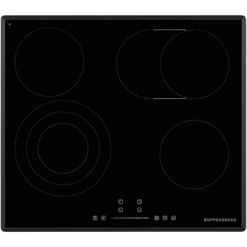 Электрическая варочная панель Kuppersberg ECS 639 F Black фото 1