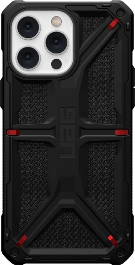 Чехол UAG Monarch для iPhone 14 Pro Kevlar Black фото 7