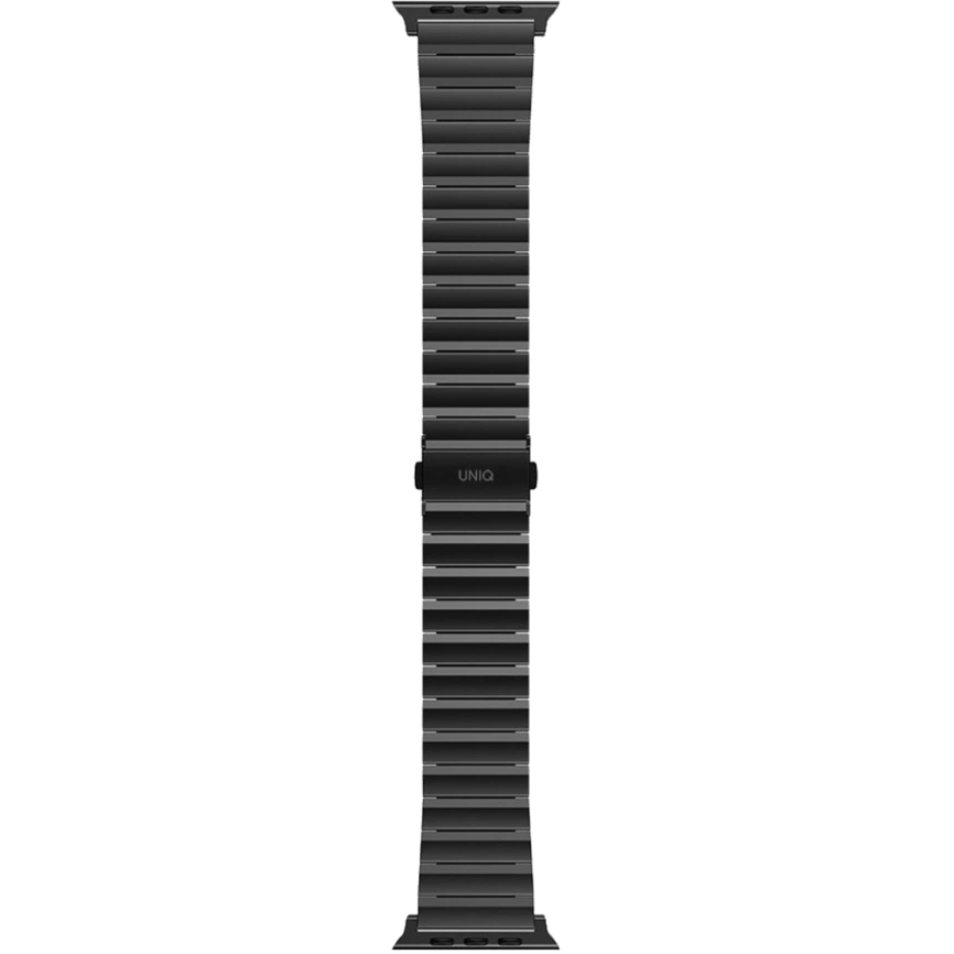 Ремешок Uniq Strova Strap Link Steel для Apple Watch 44/45/49 Gray фото 2