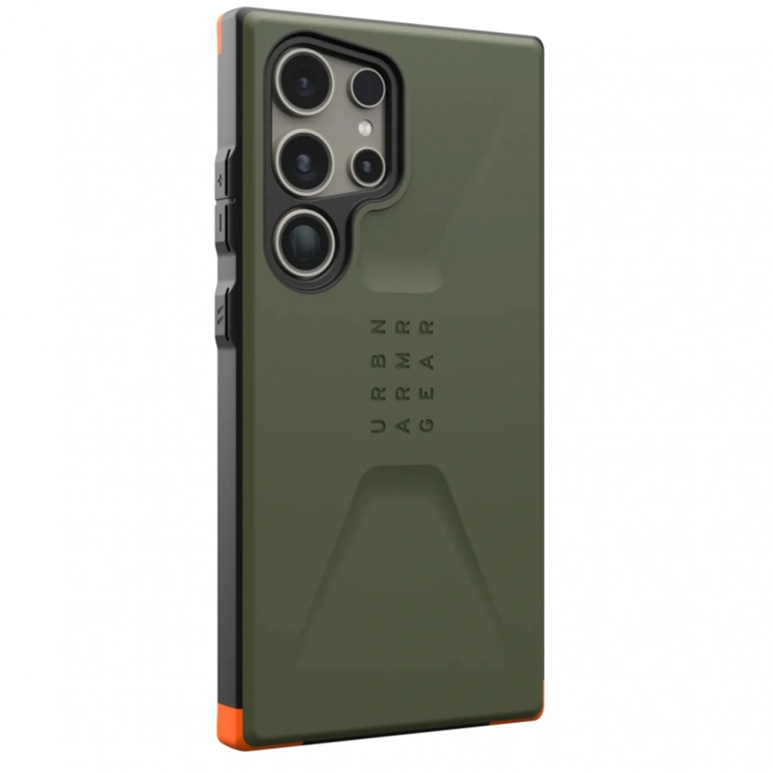 Чехол UAG Civilian для Galaxy S24 Ultra Olive Drab фото 2