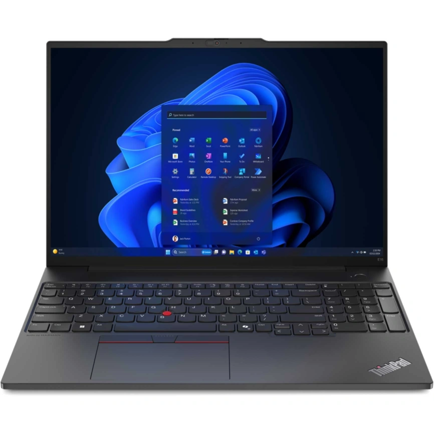 Ноутбук Lenovo ThinkPad E16 G2 16 IPS/ i7-155H Ultra/32GB/512GB SSD (21MA001MUE_32) Black фото 5