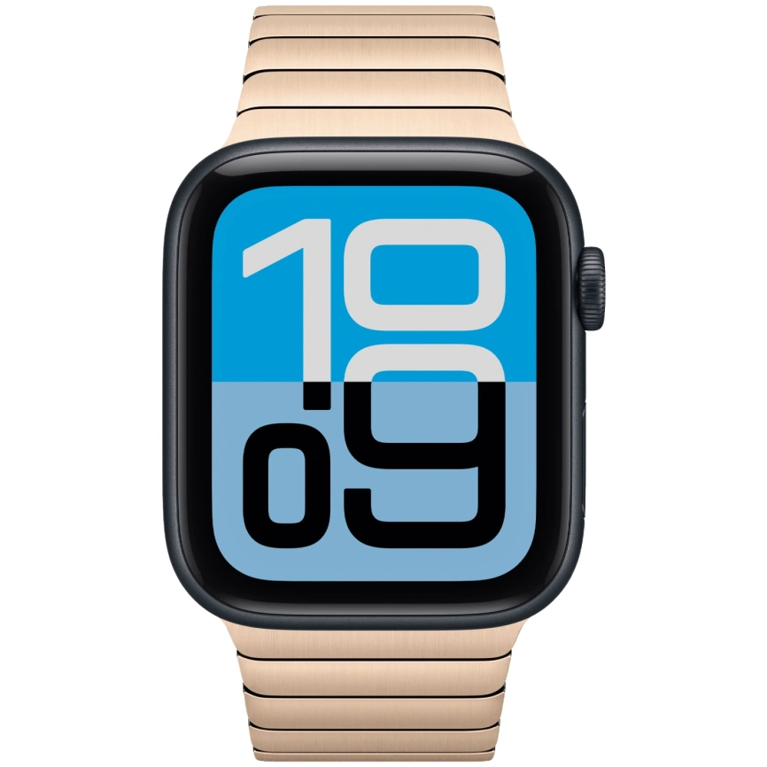 Смарт-часы Apple Watch SE (2025) 40mm Midnight Aluminum Case with Gold Link Bracelet фото 3