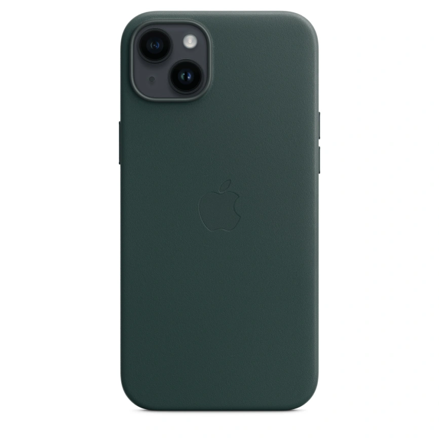 Кожаный чехол Apple для iPhone 14 Plus Forest green фото 6
