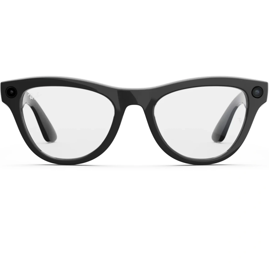 Умные очки Ray-Ban Skyler (Gen 2) Shiny Black Standard Clear фото 4