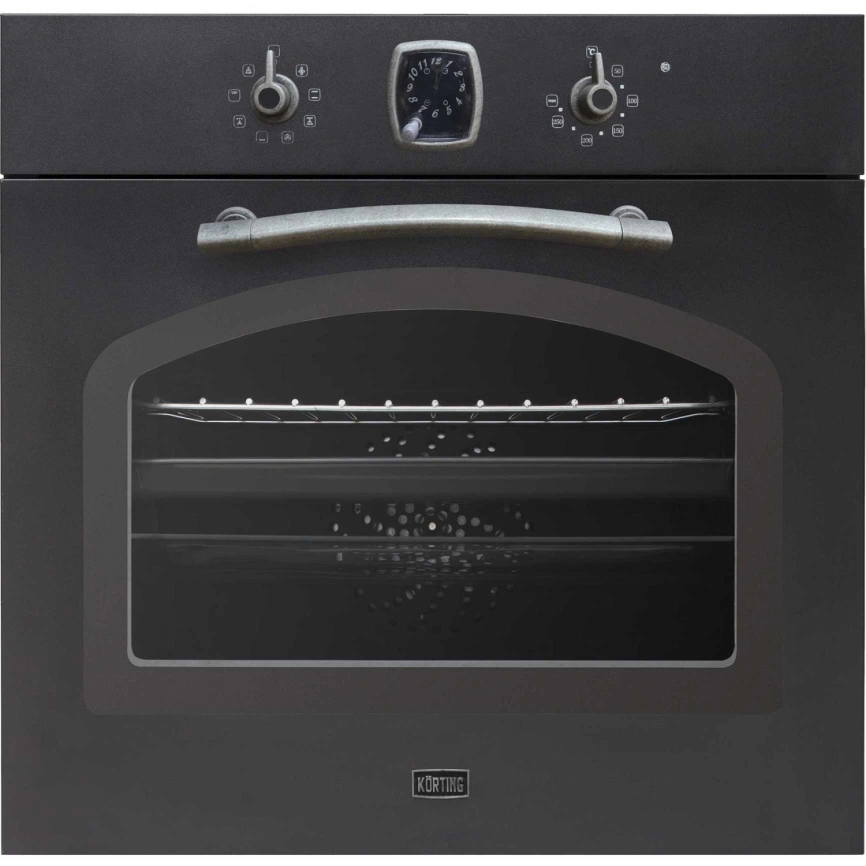 Электрический духовой шкаф Korting OKB 481 CRSN Matte Black/Old Silver фото 1