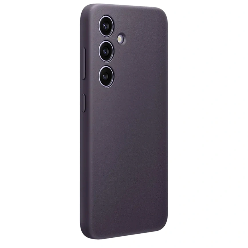 Чехол Samsung Vegan Leather Case для S24 Dark Violet фото 3