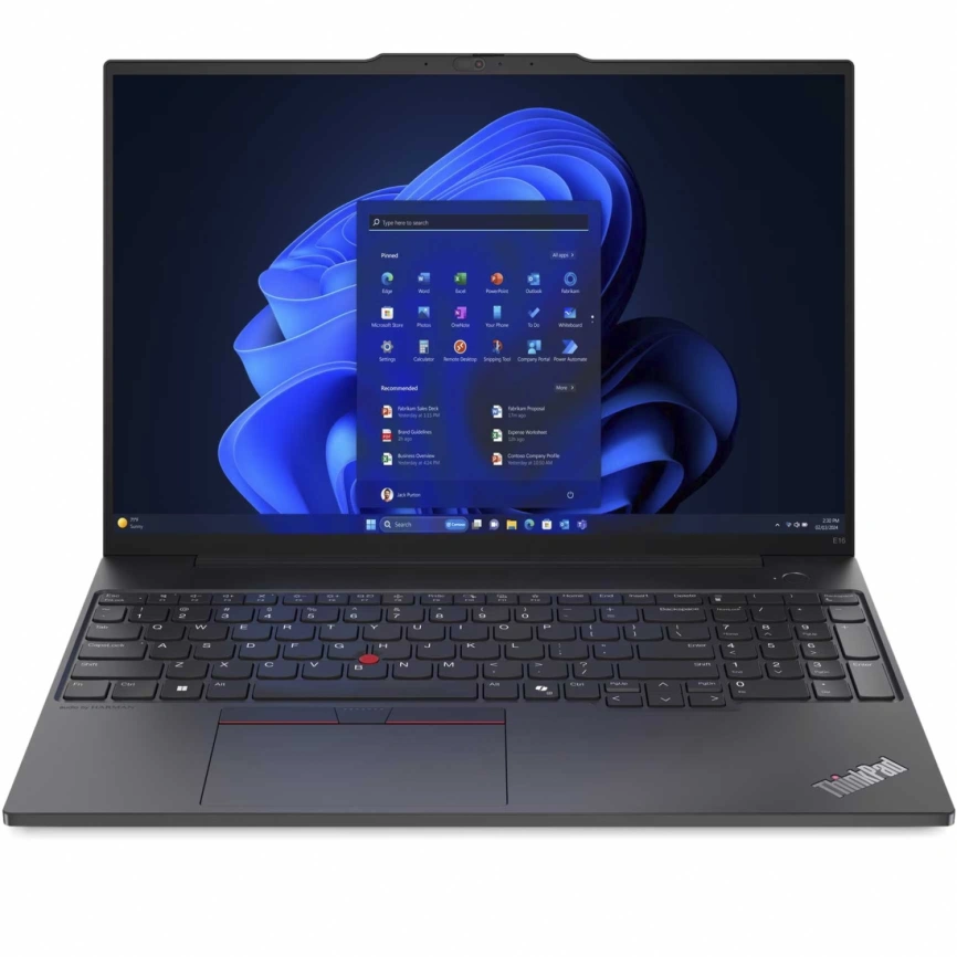 Ноутбук Lenovo ThinkPad E16 G2 16 IPS/ i7-155H Ultra/16GB/512GB SSD (21MA001MUE_Win11P) Black фото 3