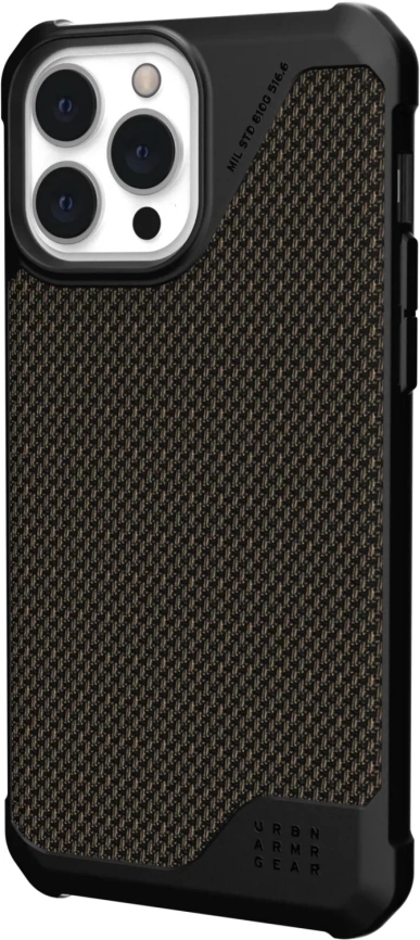 Чехол UAG Metropolis LT для iPhone 13 Pro Max (11316O113972) Kevlar Olive фото 4