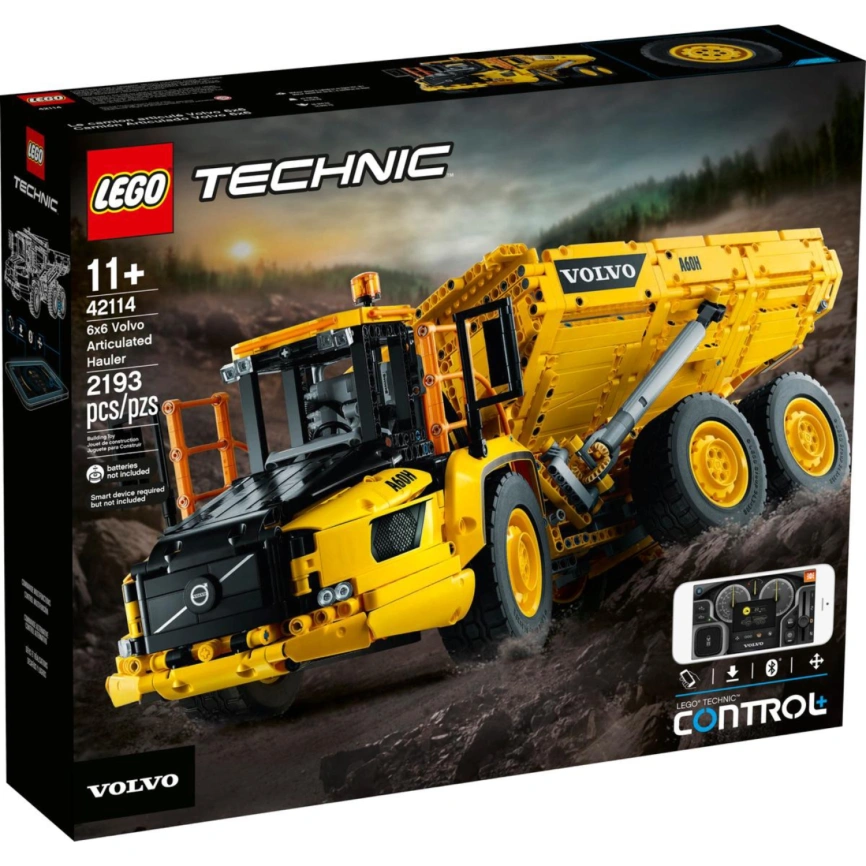 Конструктор LEGO Technic 6x6 Volvo Articulated Hauler 42114 фото 9