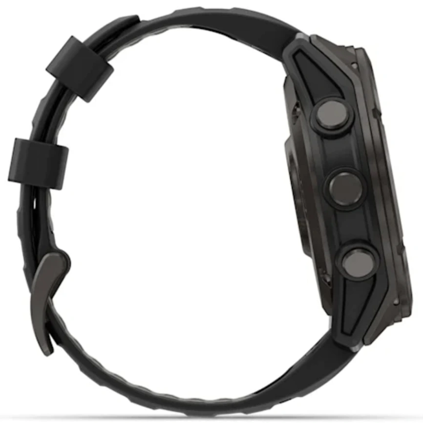 Смарт-часы Garmin Fenix 8 Pro 51mm Amoled Sapphire Lens Carbon Grey DLC Tinanium With Black/Pebble Gray (010-03199-01) фото 4