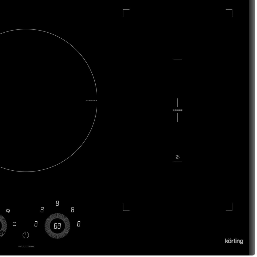 Индукционная варочная панель Korting HIB 95750 B Smart Black фото 2