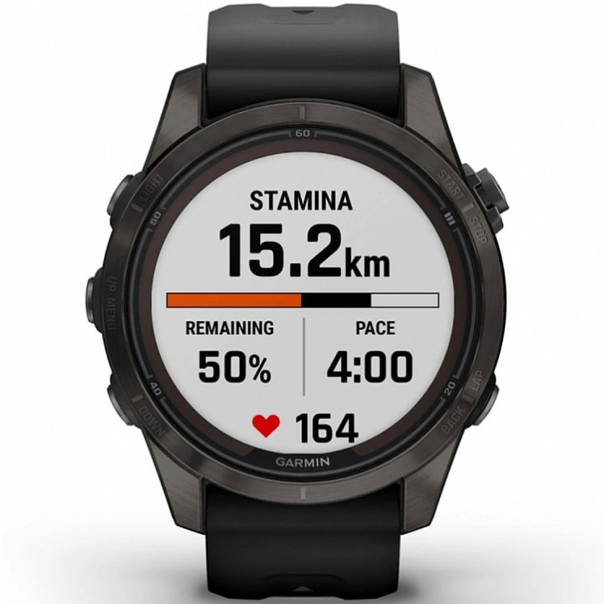 Умные часы Garmin Fenix 7S Pro Sapphire Solar Edition (010-02776-11) Black фото 9