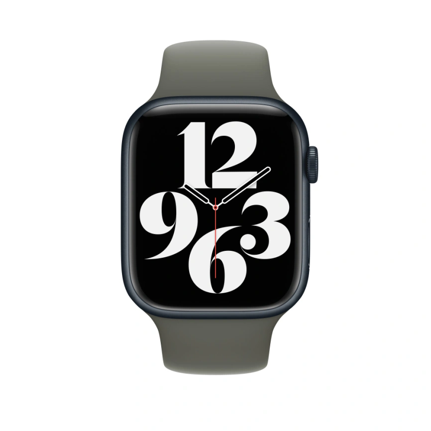 Ремешок Apple Watch 45mm Olive Sport Band S/M фото 3