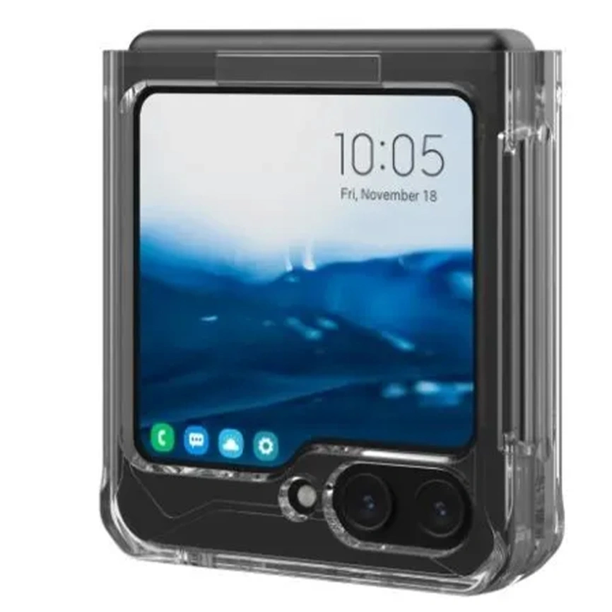 Чехол UAG PLYO для Galaxy Z Flip 5 Ice фото 4