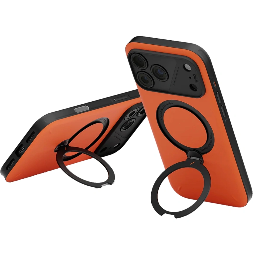 Чехол Uniq Elixir with MagSafe для iPhone 18 Pro Max Volt Orange (P6.9P(2026)-ELIXVORG) фото 2
