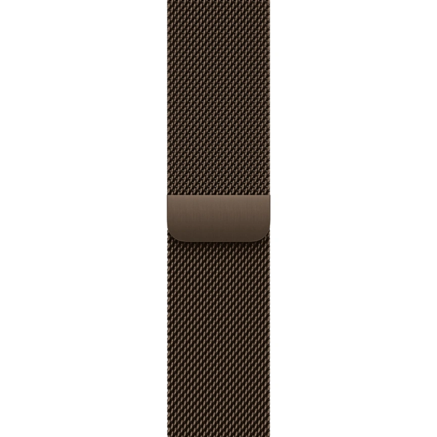 Смарт-часы Apple Watch Series 12 46mm Natural Titanium Case with Dark Bronze Milanese Loop S/M фото 2
