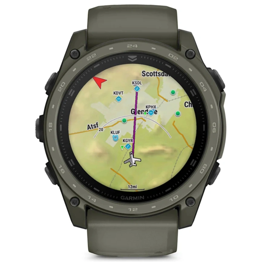 Смарт-часы Garmin Tactix 8 51mm Amoled Cerakote Ultralight Solver (010-04553-11) Olive Drab фото 4
