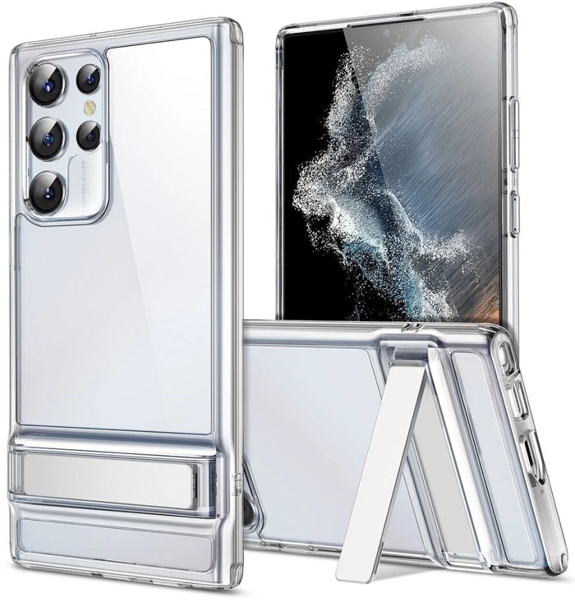 Чехол ESR Air Shield Boost Galaxy S22 Ultra Crystal-clear фото 1