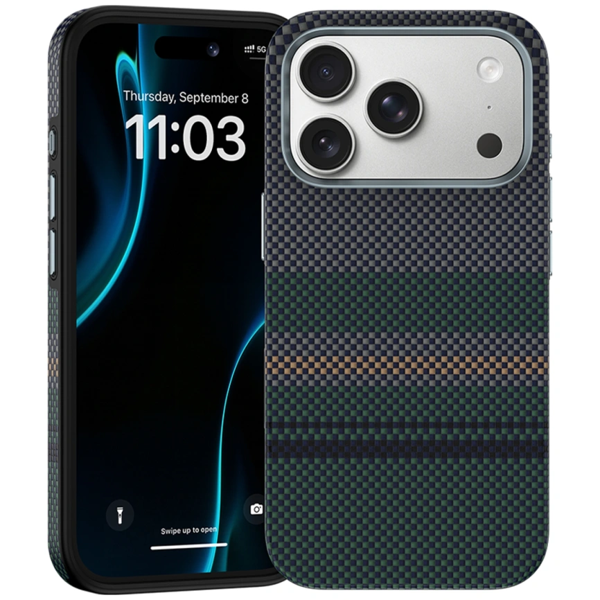 Чехол Benks Aurora Pro Case Kevlar для iPhone 18 Pro Aurora (C.K.FL.AP.SR.A072) фото 1