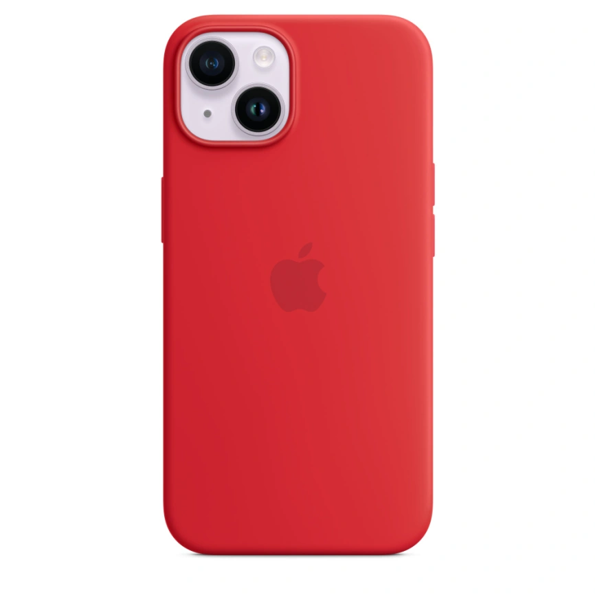 Силиконовый чехол Apple MagSafe для iPhone 14 (PRODUCT) RED фото 5