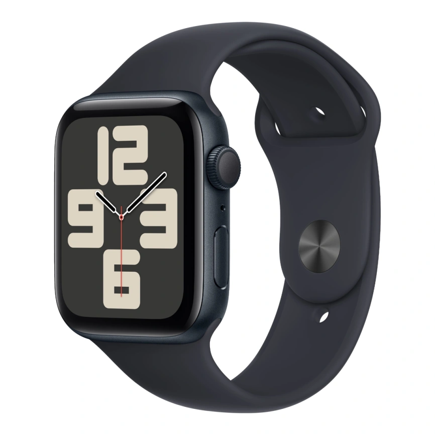 Смарт-часы Apple Watch SE (2023) 40mm Midnight Aluminium Case with Midnight Sport Band M/L (MR9X3) фото 1
