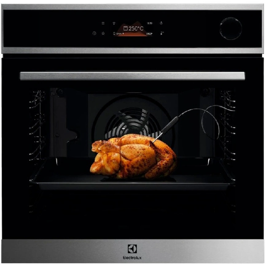 Электрический духовой шкаф Electrolux EOC8P39WX Black/Stainless Steel фото 1