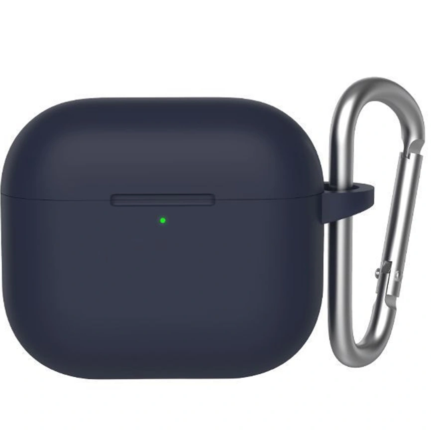 Силиконовый чехол Gurdini для AirPods 4 Dark Blue фото 1