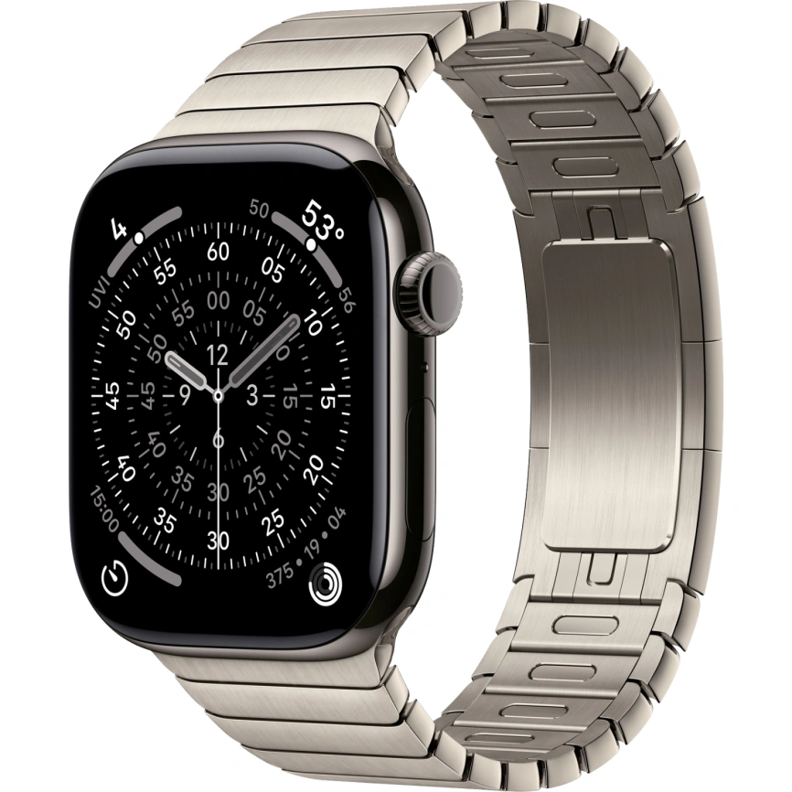 Смарт-часы Apple Watch Series 11 46mm Slate Titanium Case with Natural Link Bracelet фото 1