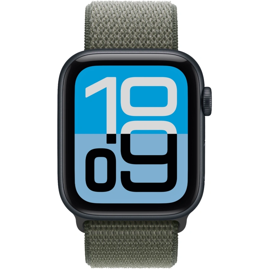 Смарт-часы Apple Watch SE (2025) 40mm Midnight Aluminum Case with Forest Sport Loop фото 3