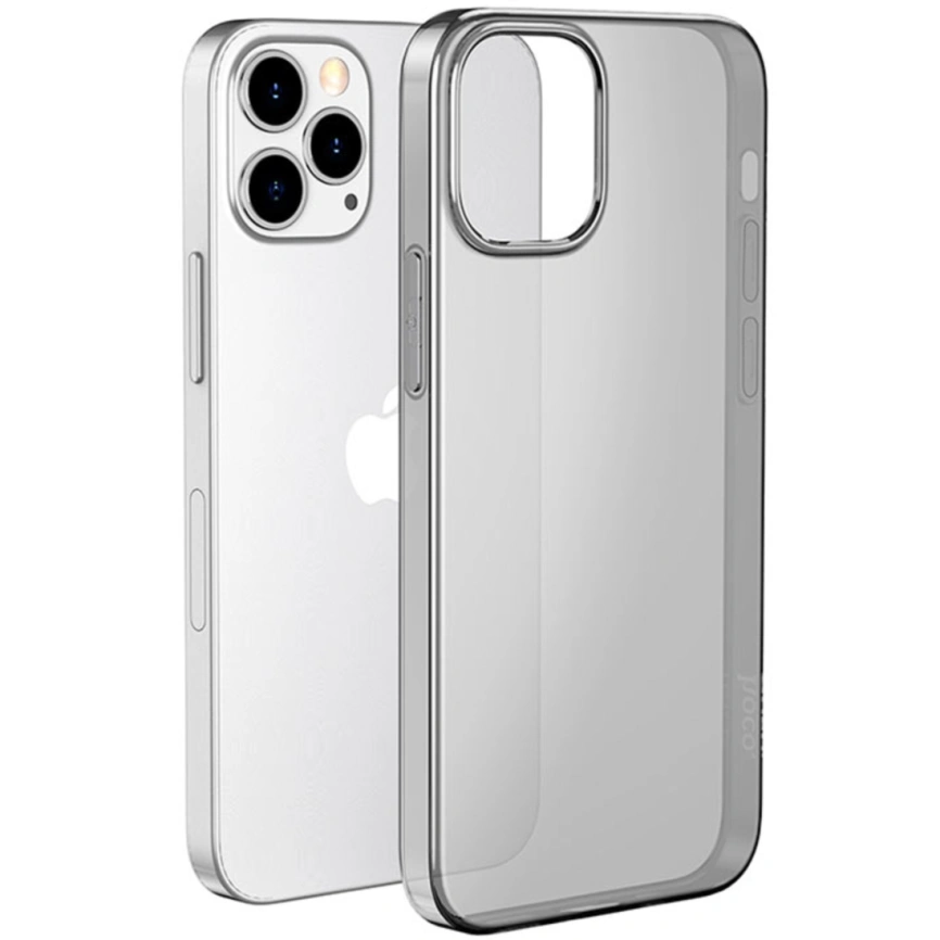 Чехол силиконовый Hoco для iPhone 15 Pro Max Transparent Dark фото 1