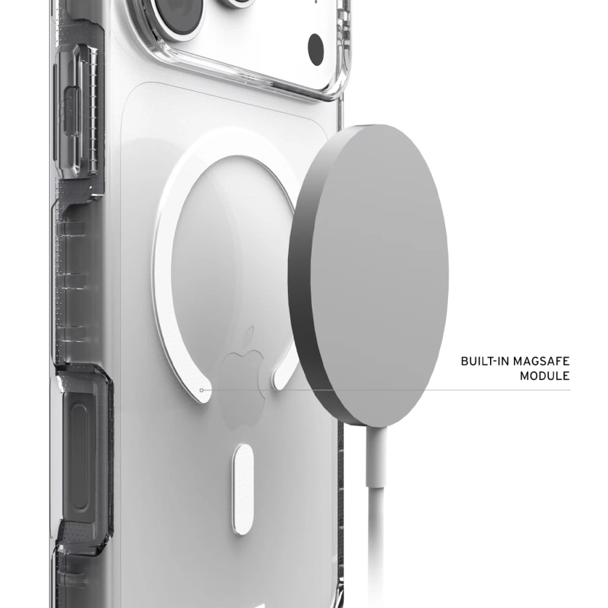 Чехол UAG MagSafe Plyo LT для iPhone 18 Pro Ice/Smoke (11459311433B) фото 5