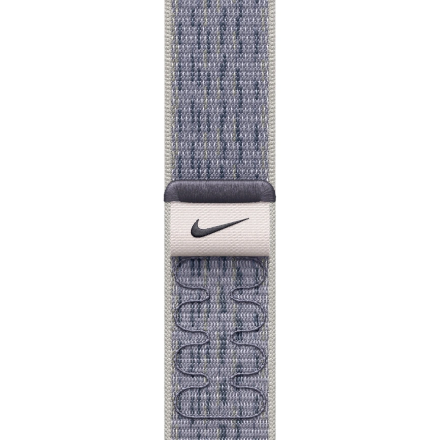 Ремешок Apple Watch 42mm Grey/Blue Nike Sport Loop фото 1