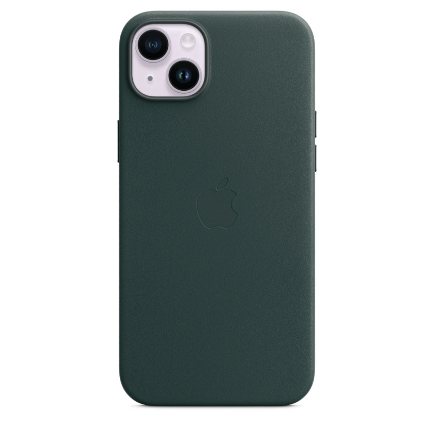 Кожаный чехол Apple для iPhone 14 Plus Forest green фото 5