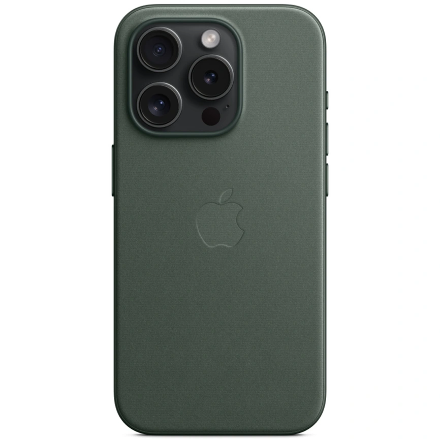 Чехол Apple FineWoven with MagSafe для iPhone 15 Pro Max Evergreen фото 4