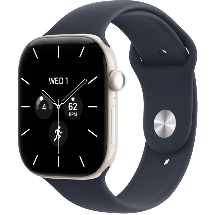 Смарт-часы Apple Watch Series 12 42mm Pearl White Ceramic Case with Navy Blue Sport Band S/M фото 1