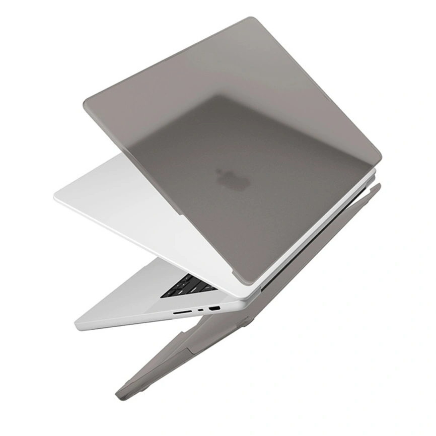 Чехол Uniq CLARO для MacBook Air 15 (2023) Matte Grey фото 1