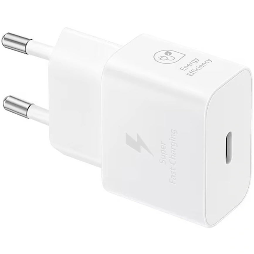 Сетевое зарядное устройство Samsung 25W USB-C EP-T2510 + Cable White фото 2