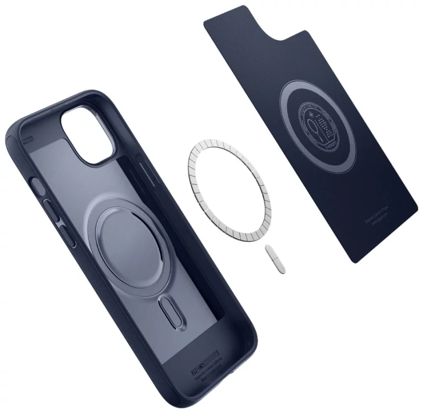 Чехол Spigen Mag Armor для iPhone 14 (ACS05066) Navy Blue фото 10