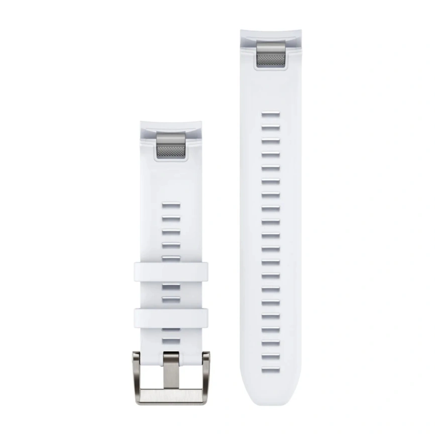 Ремешок Garmin Marq QuickFit Silicone Watch Band (010-13225-06) 22mm White Stone фото 2