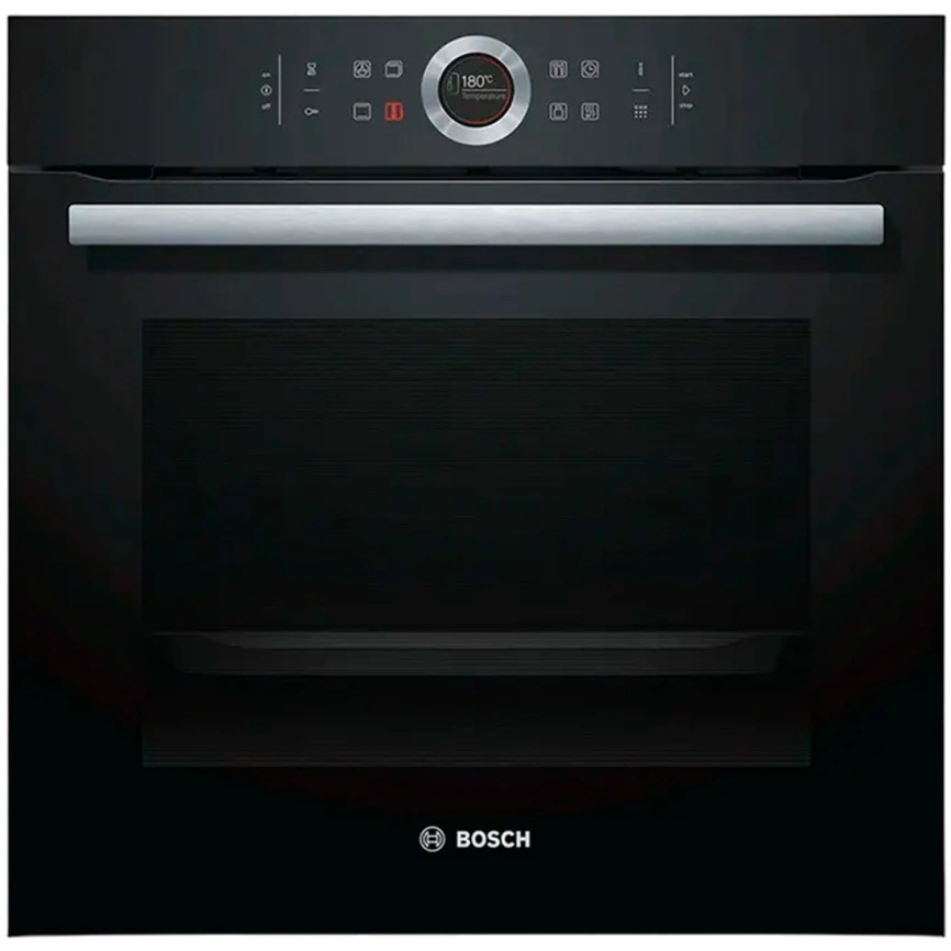 Электрический духовой шкаф Bosch Serie 8 HBG672BB1S Black фото 1