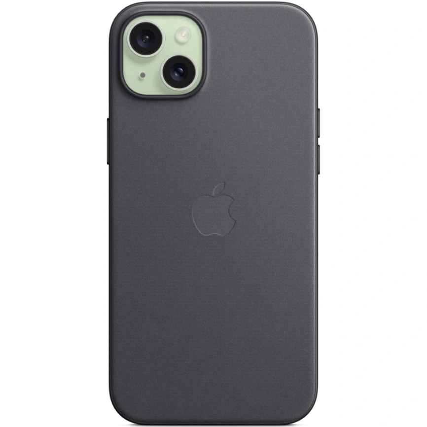 Чехол Apple FineWoven with MagSafe для iPhone 15 Plus Black фото 5