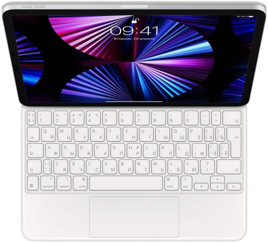 Клавиатура Apple Magic Keyboard для iPad Pro 11 (MJQJ3RS/A) 2021 White фото 1