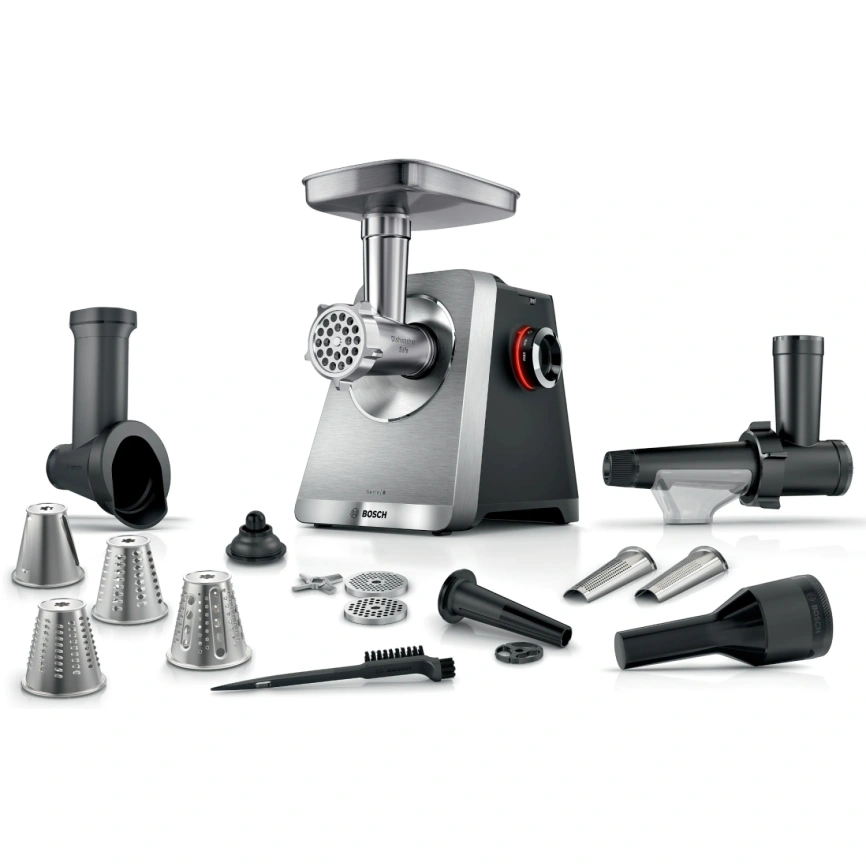 Мясорубка Bosch Series 8 MFWS835M Black фото 1
