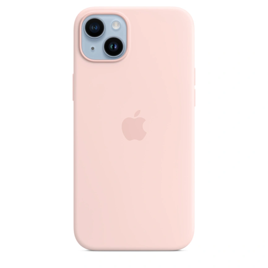 Силиконовый чехол Apple MagSafe для iPhone 14 Chalk Pink фото 6