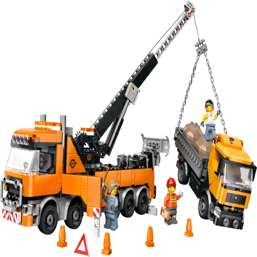 Конструктор LEGO City Heavy-Duty Tow Truck with Crane 60467 фото 2
