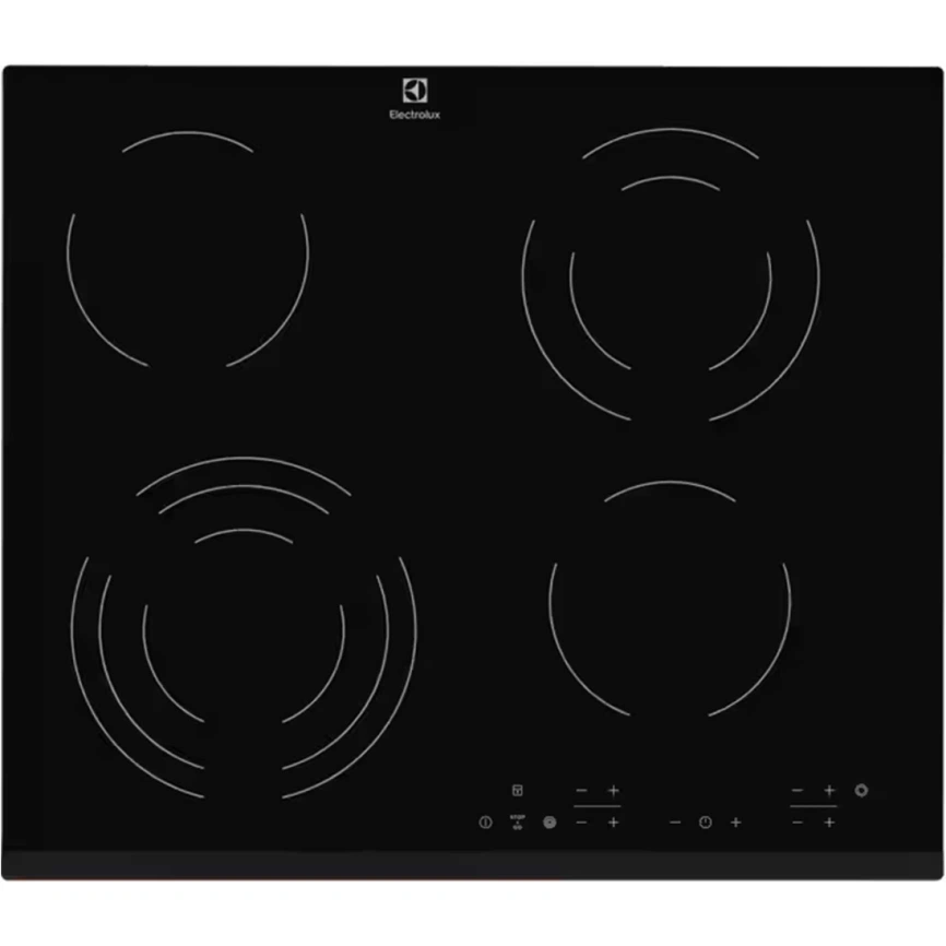 Электрическая варочная панель Electrolux EHF6343FOK Black фото 1